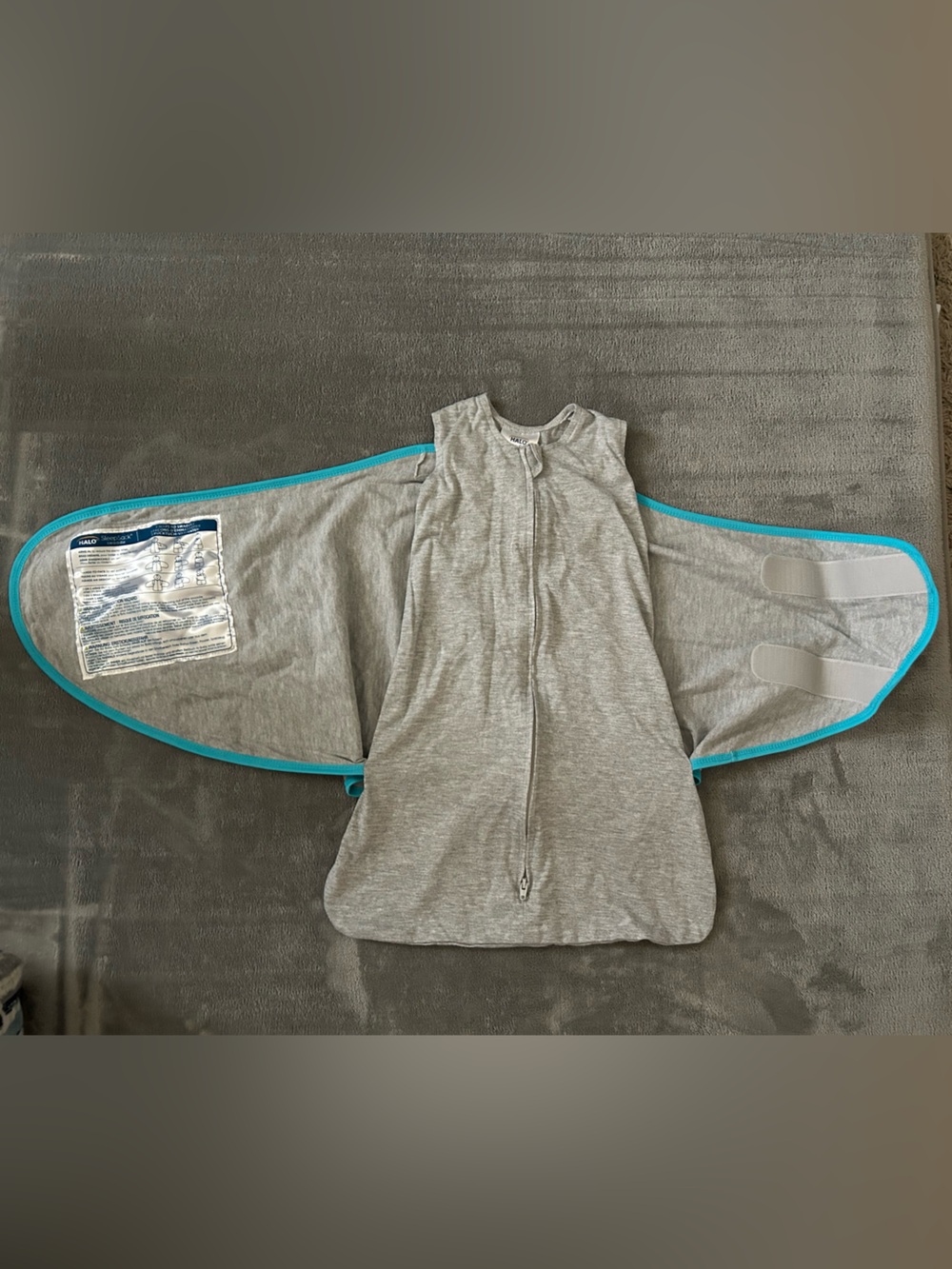 Halo sleepsack swaddle wrap ideal temp